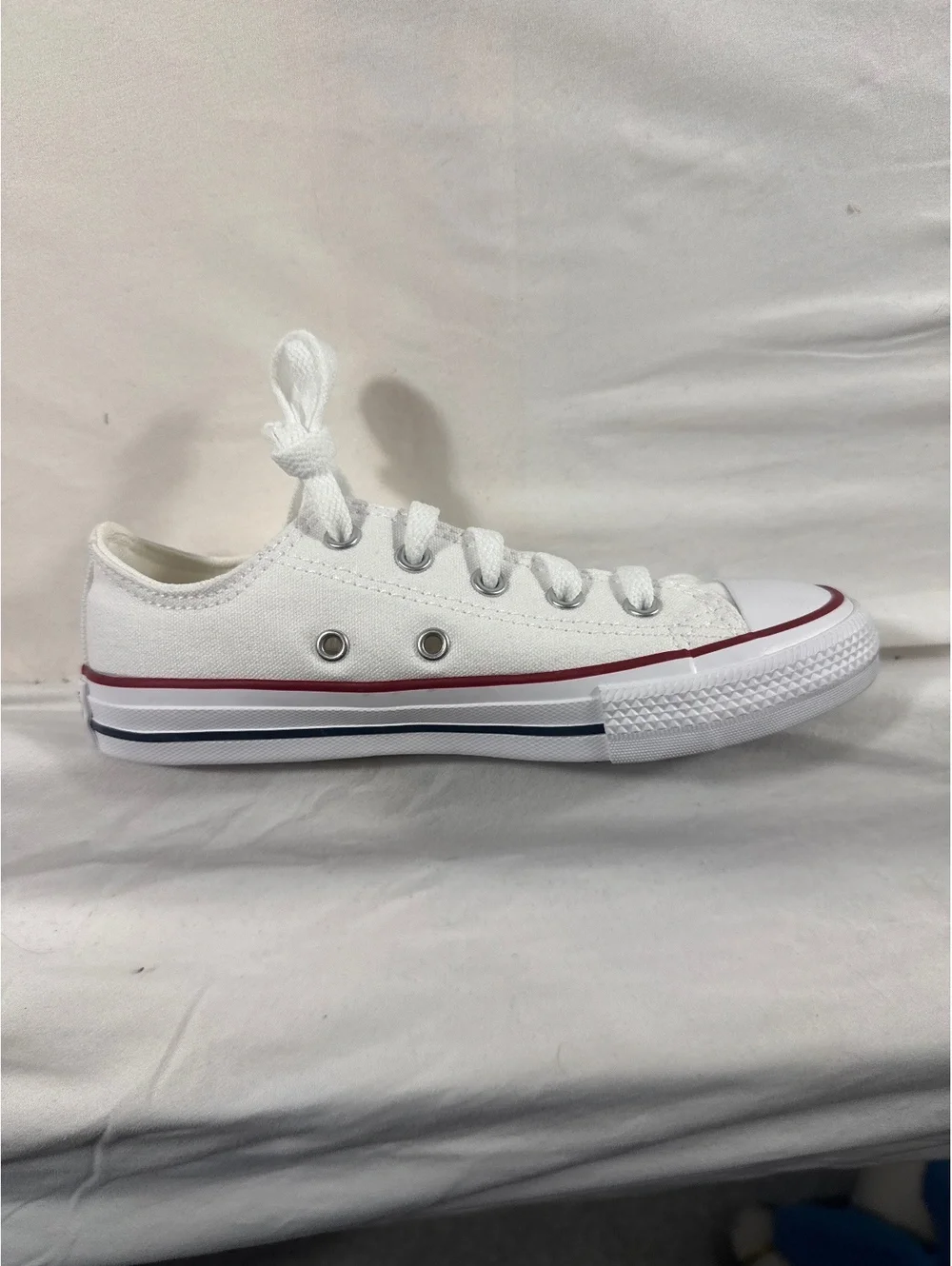 Youth 13.5 White Low Top Converse
